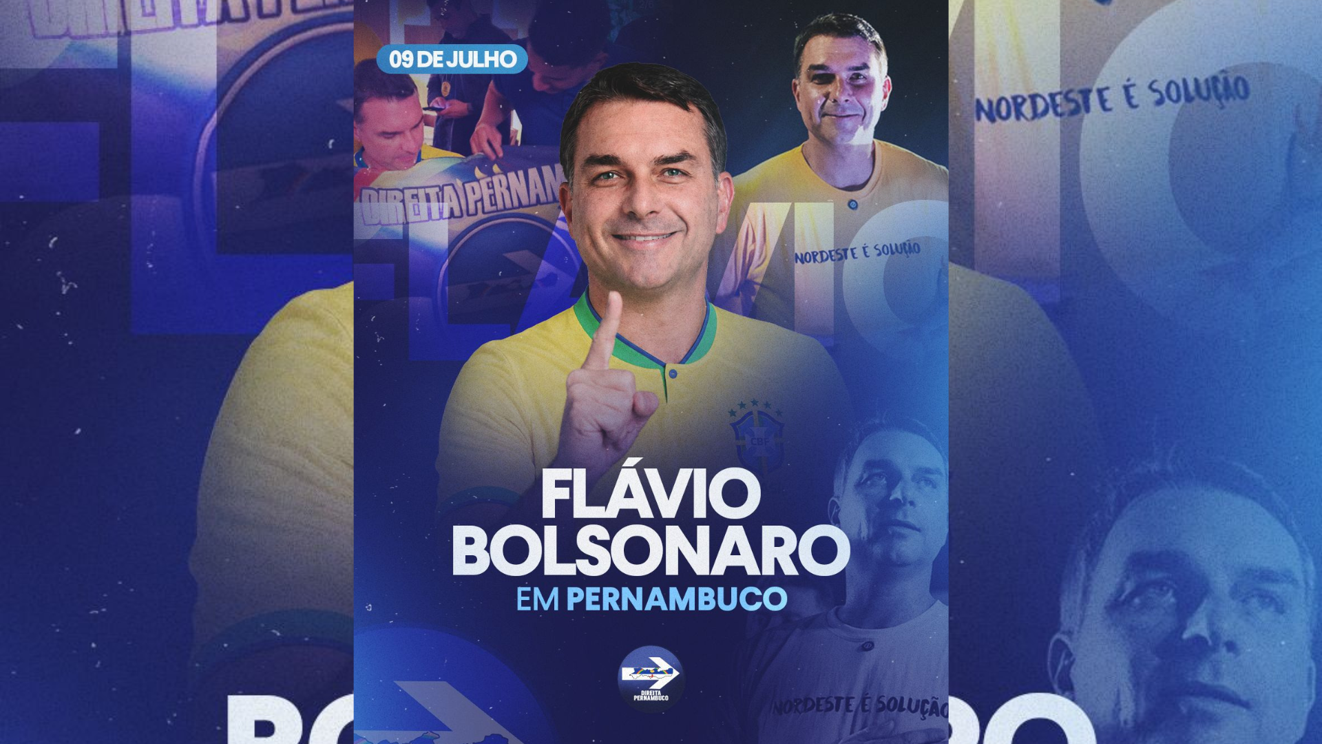 FLÁVIO BOLSONARO VEM A PERNAMBUCO