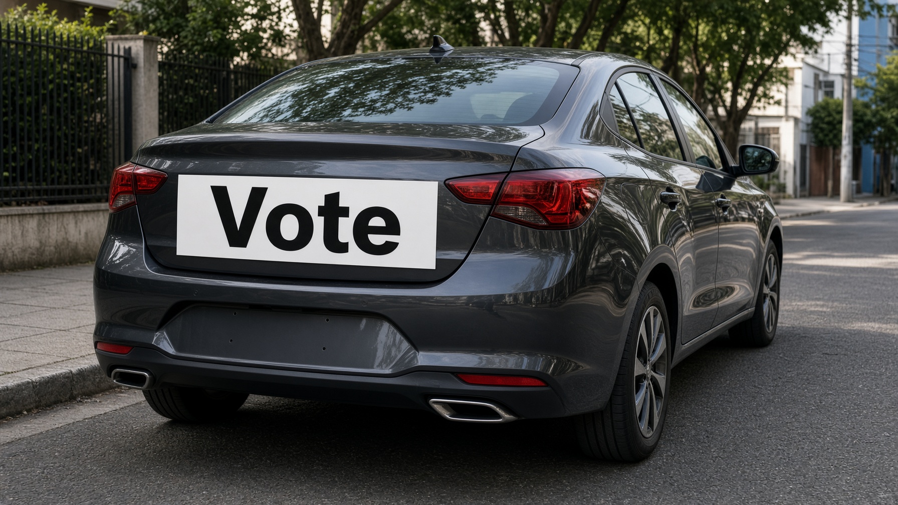 Adesivo político no carro não faz perder o seguro